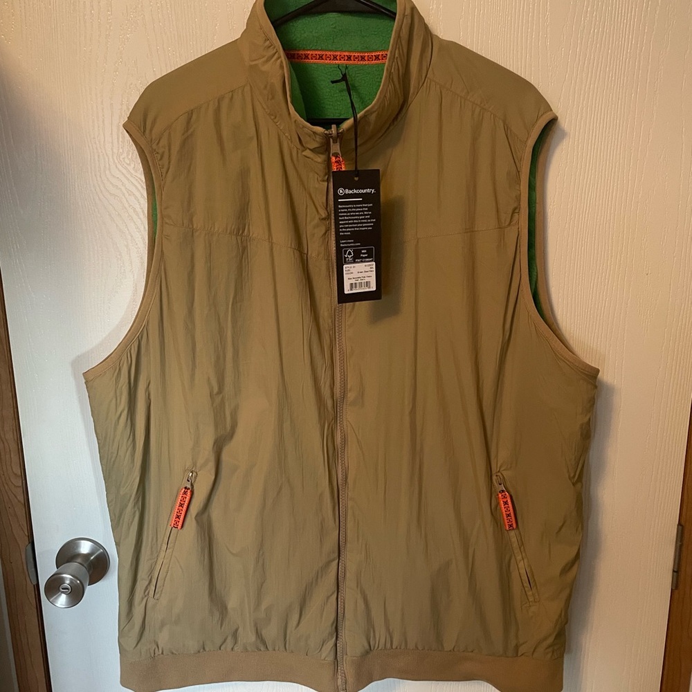 Backcountry Stoic Men’s Reversible Polar Fleece Vest 2XL